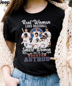 Real Women Love Baseball Smart Women Love The Houston Astros World Series 2022 Shirt