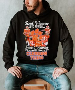 Real Women Love Football Smart Women Love The Clemson Football Signatures Shirt