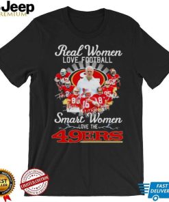 Real Women Love Football Smart Women Love The San Francisco 49ers 2022 Champions Signatures Shirt