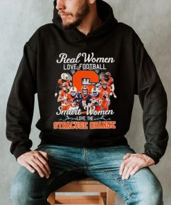 Real Women Love Football Smart Women Love The Syracuse Orange Shirt