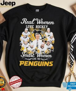 Real Women Love Hockey Smart Women Love The Penguins Shirt