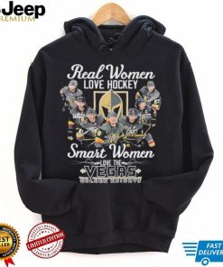 Real Women Love Hockey Smart Women Love The Vegas Golden Knights Signatures Shirt