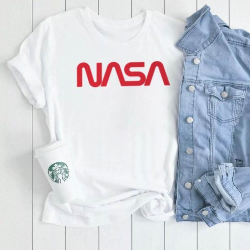 Red Big Logo Nasa T Shirt