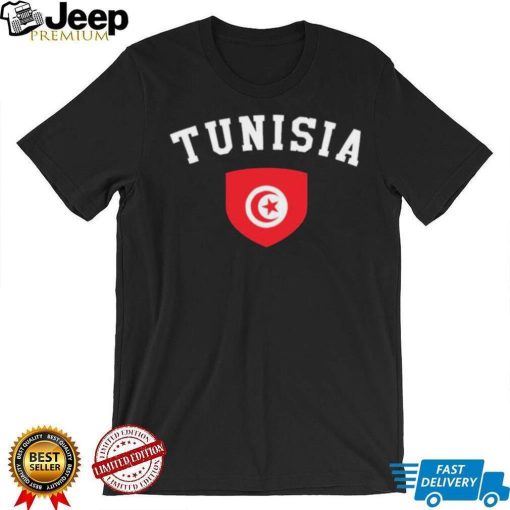 Red Logo Tunisia Supporters Shirt