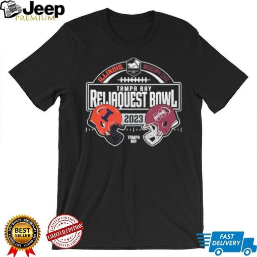 ReliaQuest Bowl Game 2023 Illinois Fighting Illini vs. Mississippi State Bulldogs Shirt