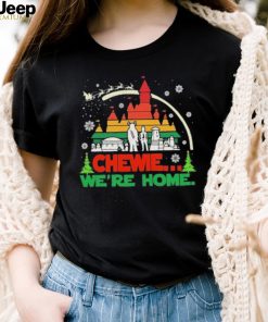 Retro 90s Han Solo Chewbacca Pastel Chewie We’re Home Christmas Shirt