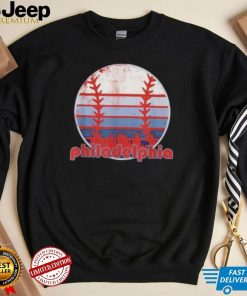 Retro Vintage Philly Baseball Skyline Cool Philadelphia 2022 Shirt