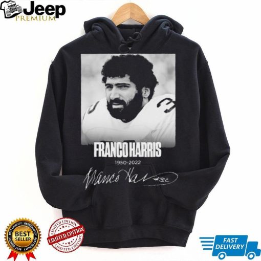 Rip Franco Harris 1950 2022 Signatures Shirt