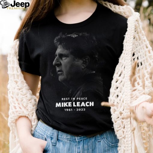 Rip mike leach 1961 2022 thank you for the memories vintage shirt