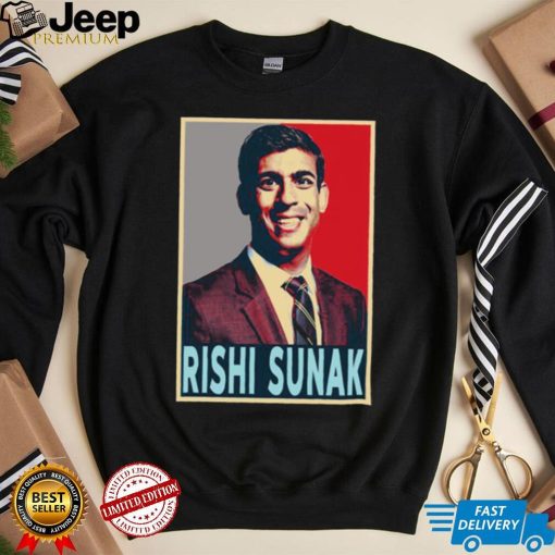 Rishi Sunak Vintage Portrait Prime Minister Unisex T Shirt