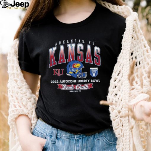 Rock Chalk Jayhawks 2022 Kansas Vs Arkansas Liberty Bowl Shirt