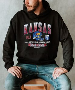 Rock chalk Kansas Jayhawks 2022 Autozone Liberty Bowl shirt