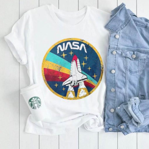Rocket And Star Vintage Nasa T Shirt
