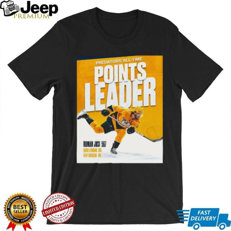 Roman Josi Predators’ All time Points Leader Shirt