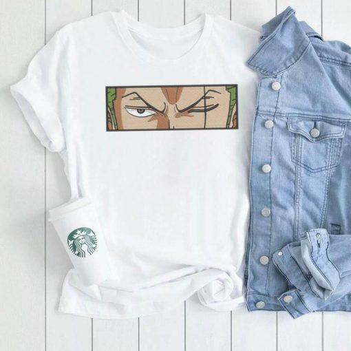 Roronoa Zoro’s Stare One Piece Anime Character Art Shirt