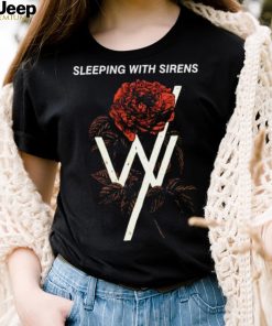 Rose Sleeping With Sirens Band Retro Graphic shirt