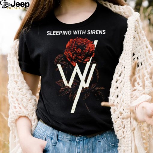 Rose Sleeping With Sirens Band Retro Graphic shirt