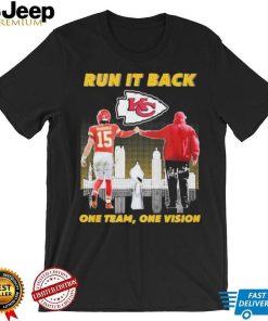 Run It Back Mahomes Signature One Team One Vision city Shirt