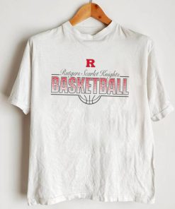 Rutgers Scarlet Knights basketball skyhook logo 2022 shirt