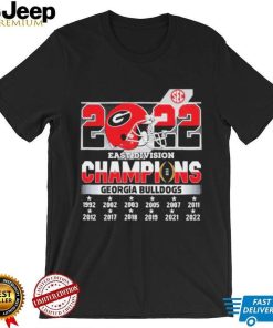 SEC East Division 2022 Champions Georgia Bulldogs Shirt