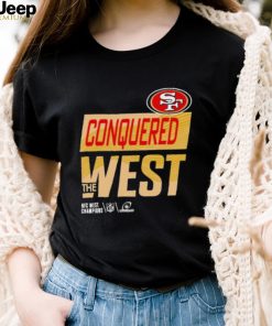 San Francisco 49ers 2022 NFC West Division Champions Locker Room Trophy Collection T Shirt