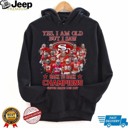 San Francisco 49ers Back to Back Champions Signature Shirt