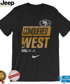 San Francisco 49ers Conquered The West 2022 AFC West Division Champions Playoff NFL Shirt