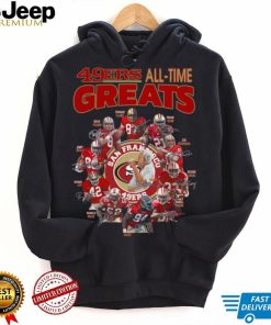 San Francisco 49ers Members All time Greats Signatures shirt