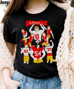 San Francisco 49ers players shutout defense shirt