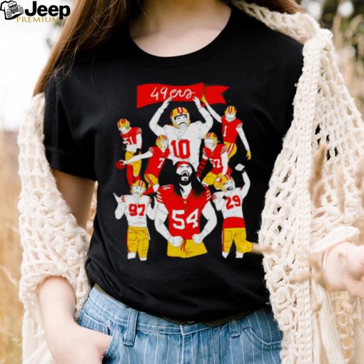 San Francisco 49ers players shutout defense shirt