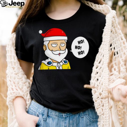 Santa Claus One Punch ho ho ho Christmas shirt