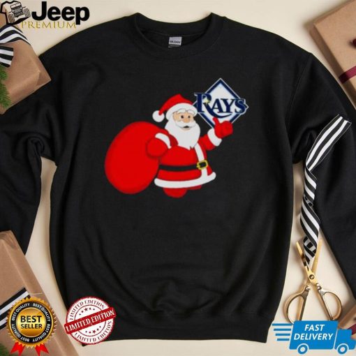 Santa Claus Tampa Bay Rays Mlb Christmas 2022 Shirt