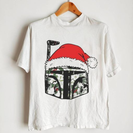 Santa Hunter Helmet Christmas T shirt