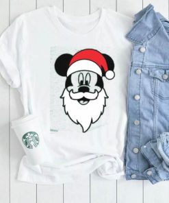 Santa Mickey Mouse Adult Matching Merry Christmas Shirt0