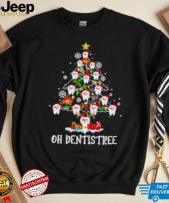 Santa Oh Dentist Tree 2022 Merry Christmas Shirt