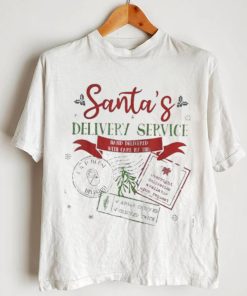 Santa’s delivery service funny Christmas l&d nurse labor and delivery nurse shirt