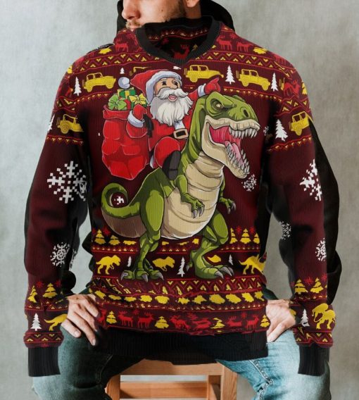 Santassic Park Christmas Ugly Christmas Sweater, Xmas Sweatshirt