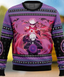 Satoru Gojo Jujutsu Kaisen Ugly Christmas Sweater