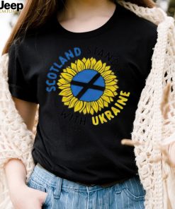 Scotland Stands With Ukraine Sunflower Shirt
