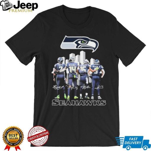 Seahawks Smith Metcalf Lockett Malker Signature Seahawks Shirt