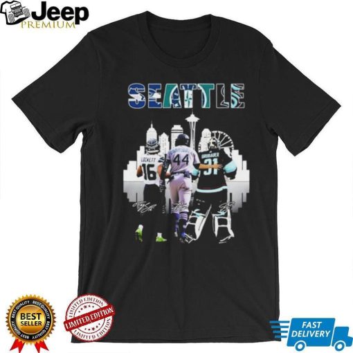 Seattle City Lockett Rooriguez Grubauer Signature Shirt