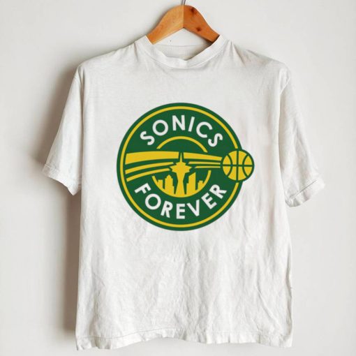 Seattle Sonics forever logo shirt