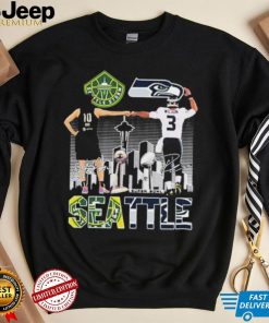 Seattle Storm Sue Bird And Seattle Seahawks Russell Wilson Signatures Shirt