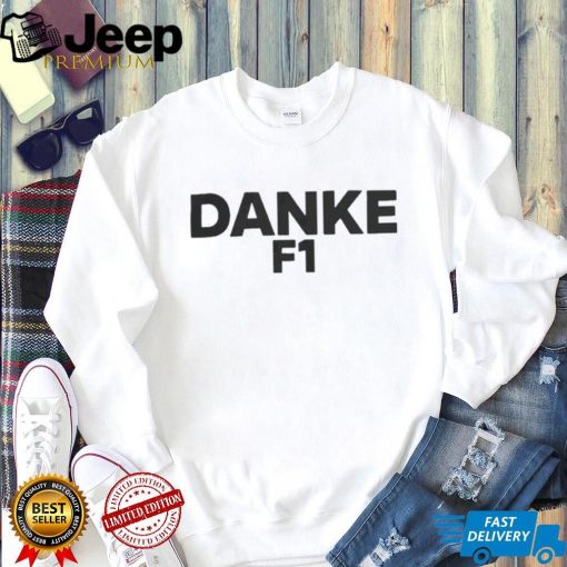 Sebastian Vettel Wearing Danke F1 Shirt