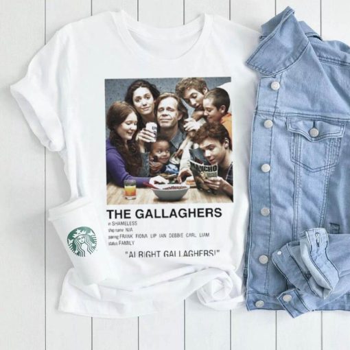 Shameless (Gallaghers) Family Minimalist Polaroid Shirt