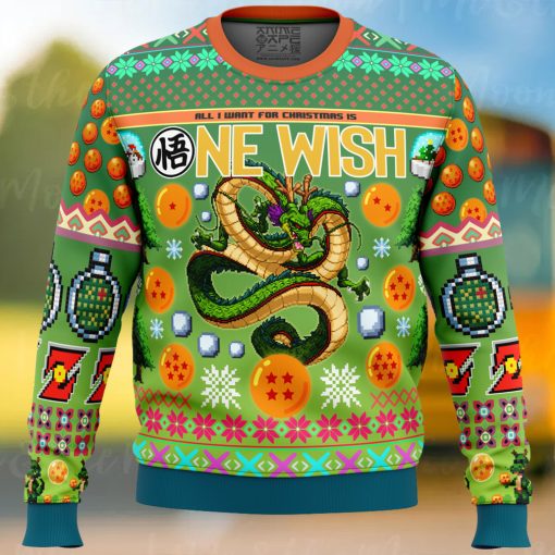 Shenron Dragon Ball Z Ugly Christmas Sweater