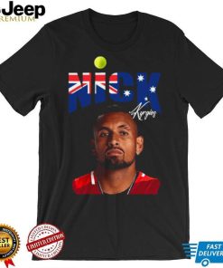 Signature Of Nick Kyrgios Tennis England shirt