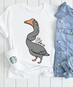 Silly Goose Cartoon Design Shirt