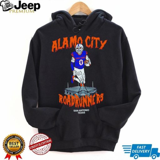 Skeleton Alamo City Roadrunners San Antonio Texas shirt