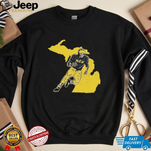 Skeleton Michigan Men Football Shirt